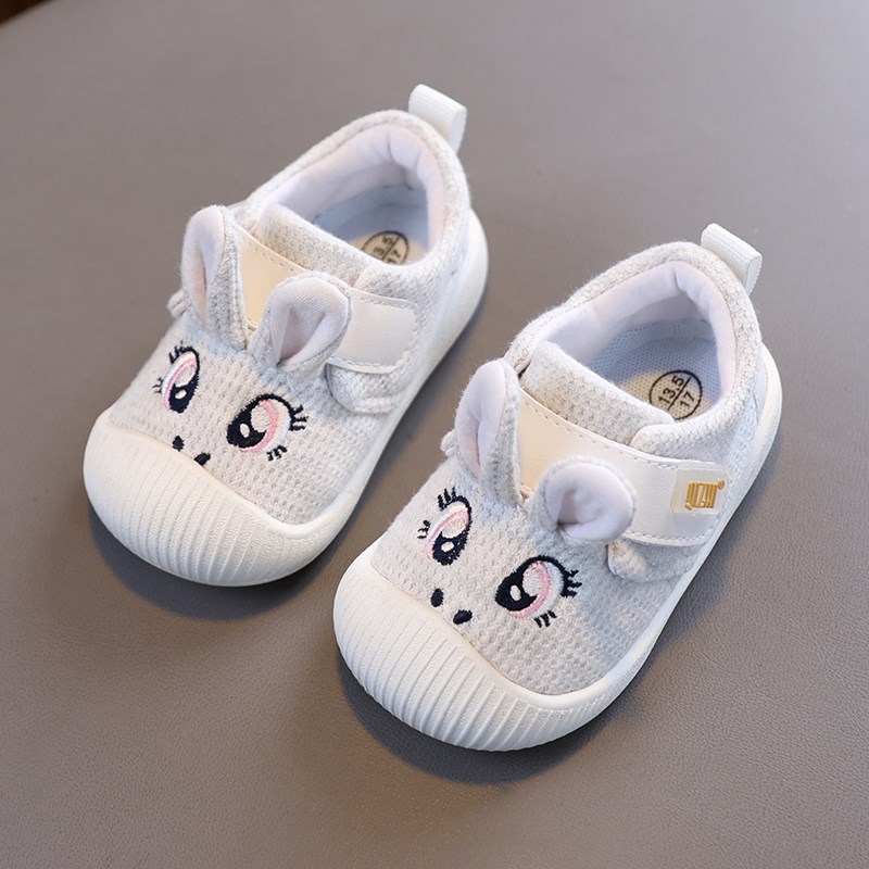 春秋季婴儿鞋6-8-1q2个月女软底学步鞋一岁幼儿男不掉防滑宝宝鞋