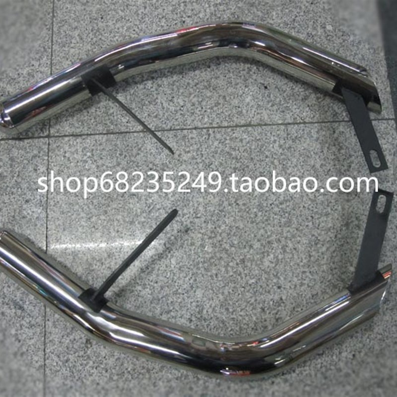 09-12RAV4后杠 加厚不锈钢单管保险杆 RAV4专用改装护板 4S配件