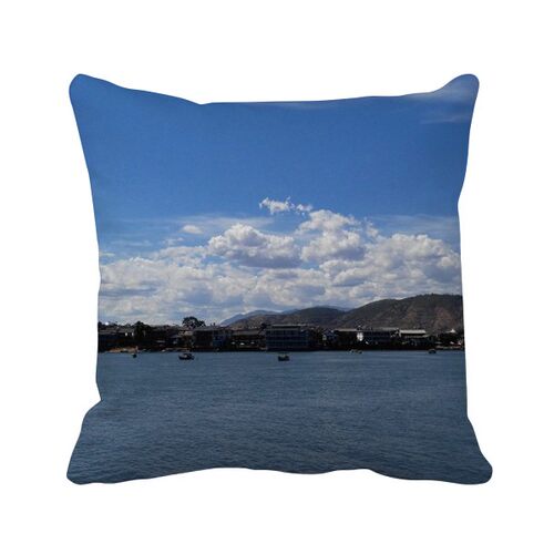 石风花雪月摄影靠k枕沙发靠垫双面含芯礼物方形抱枕学校幼儿园装