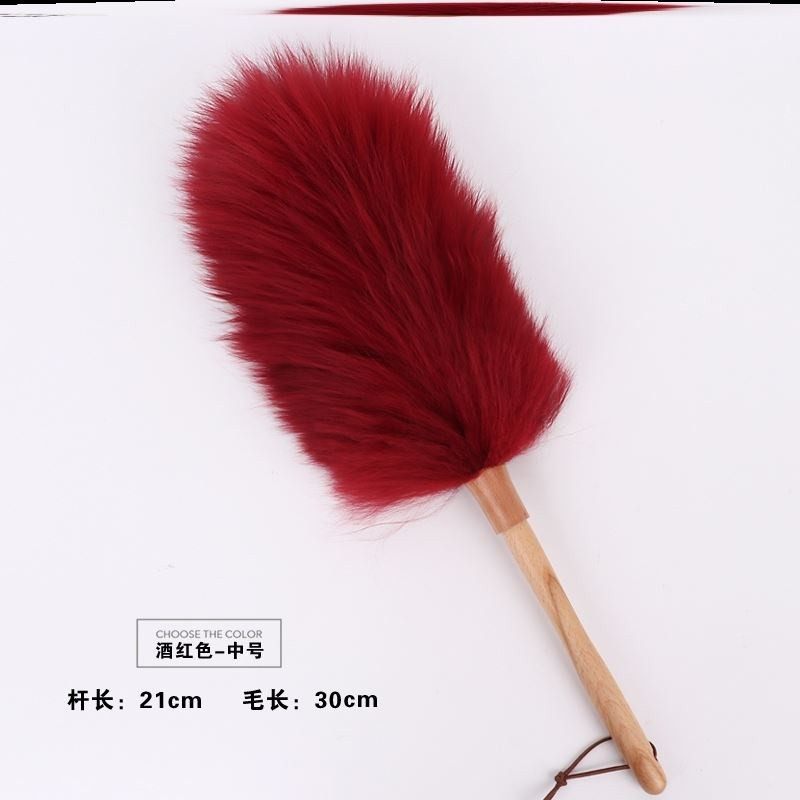 小迷你鸡毛禅子汽车鸡毛掸子除尘B扫灰家用高档车用长杆毯子可伸