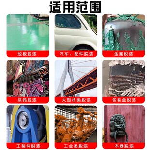 脱漆剂强力除漆去漆脱塑剂水液清洗剂去除退漆塑剂
