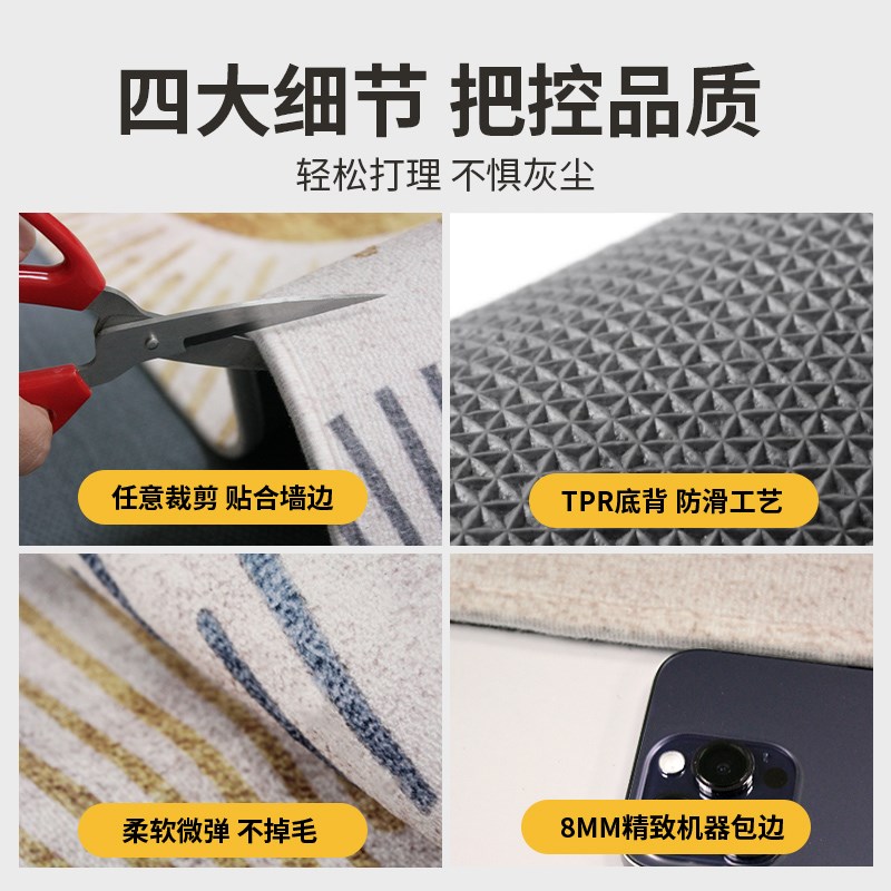 【颖初】轻奢2024新款家用高端脚垫玄关高级感大门地垫入户门垫子