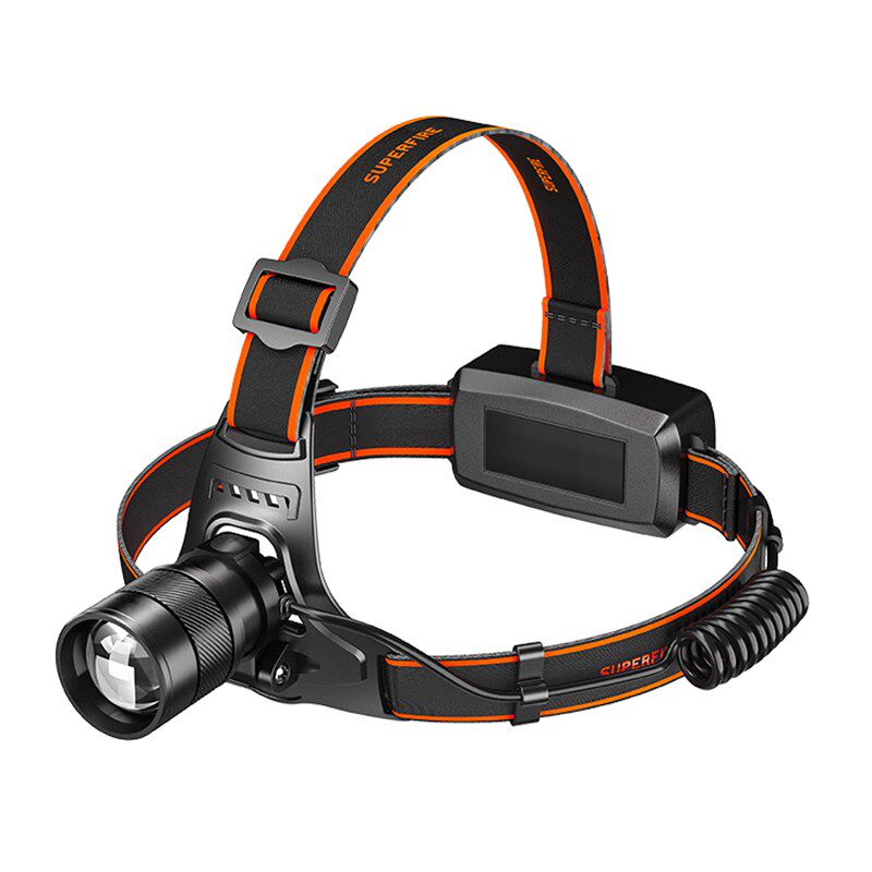 神火强光头灯超亮远射感应户外头戴式手电筒调焦充电钓鱼专用矿灯