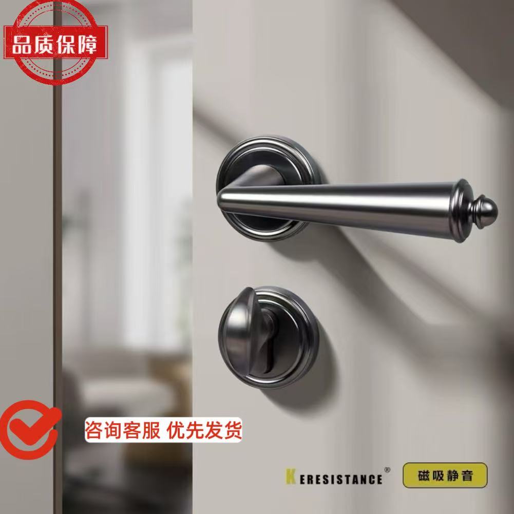 Keresistance法式复古实木门锁