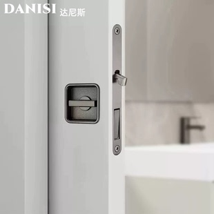 “销量200+”AGB方形移门锁推拉门锁阳台嵌入式滑动门隐形钩锁