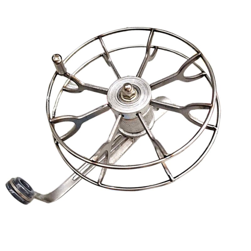谷麦轮手拨轮八卦轮全金属前打轮带卸力筏钓轮矶钓双轴车盘带手把