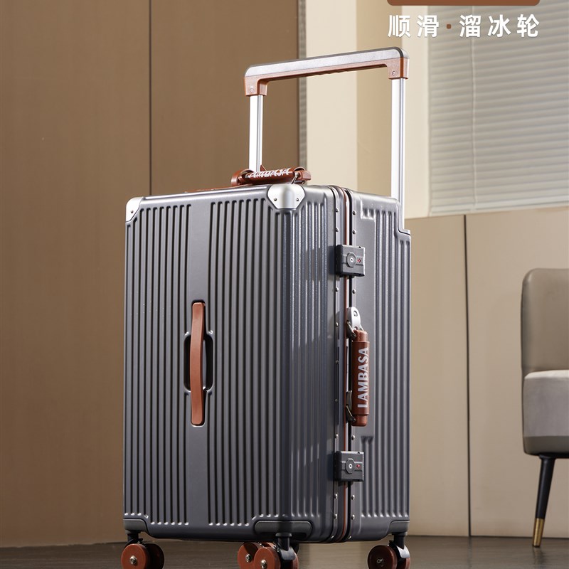 2025新款宽拉杆行n李箱28寸大容量高颜值铝框旅行箱密码箱子男女2