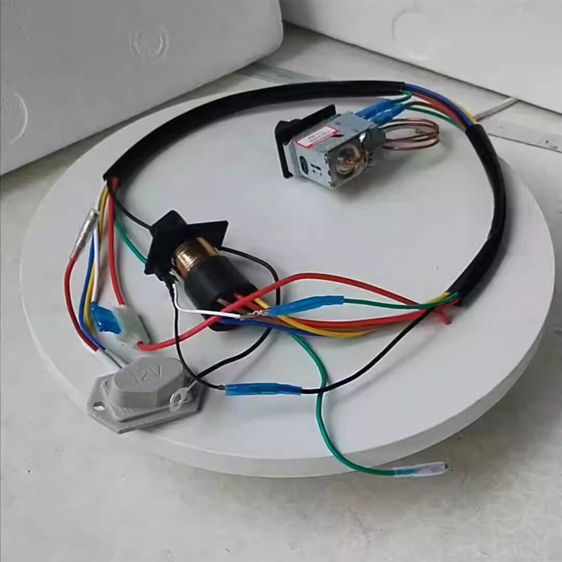 汽车空调404线束,12V 蒸发器电路,24V带电阻带三档风.量开关温控