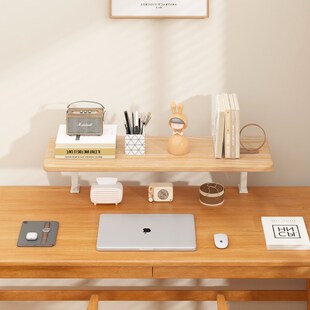 学生学习桌书架桌面收纳置物架家用书桌加高架悬挂增高架阅读架子