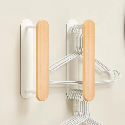 放晾衣架b收纳架壁挂式整理架子家用阳台放夹子多功能挂钩杆免打