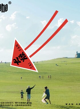 2024新款好看的风筝 网红文字依托答辩 自由个性定制抗风结实风筝