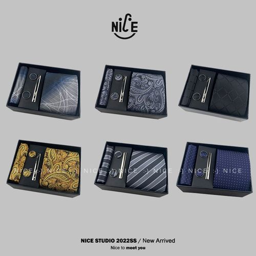 NICE【男士领带礼盒】样板房衣帽间饰品摆件衣柜S陈列道具商务领