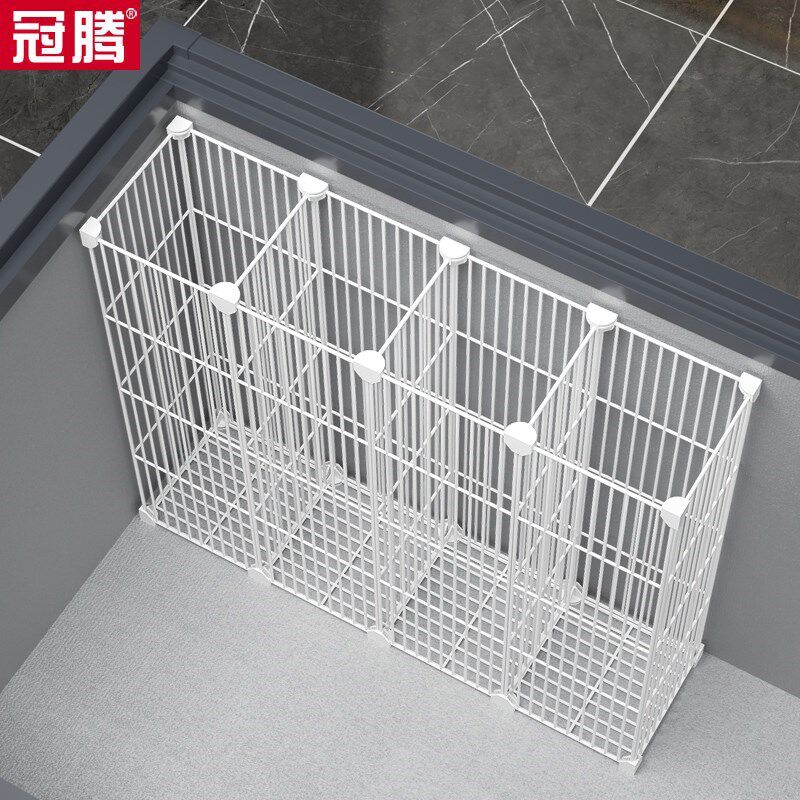 高冰柜内置物筐冷冻柜62CM分隔栏支架大冷藏冰柜里分格.专用收纳