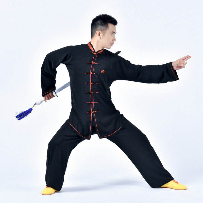 新款太极服女中国风成人练功服男武术服装太极拳服装订制教练服