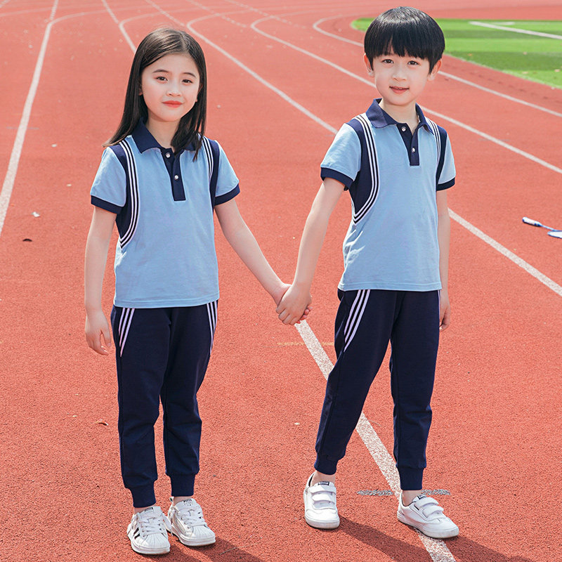 小学生校服夏装英伦学院风儿童班服夏季套装毕业R照服装幼儿园园