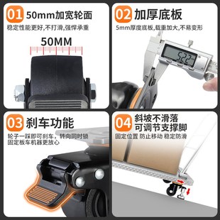 静音重型万向轮尼龙轮低重心承重脚轮定向轮手推车工业滑轮轮子