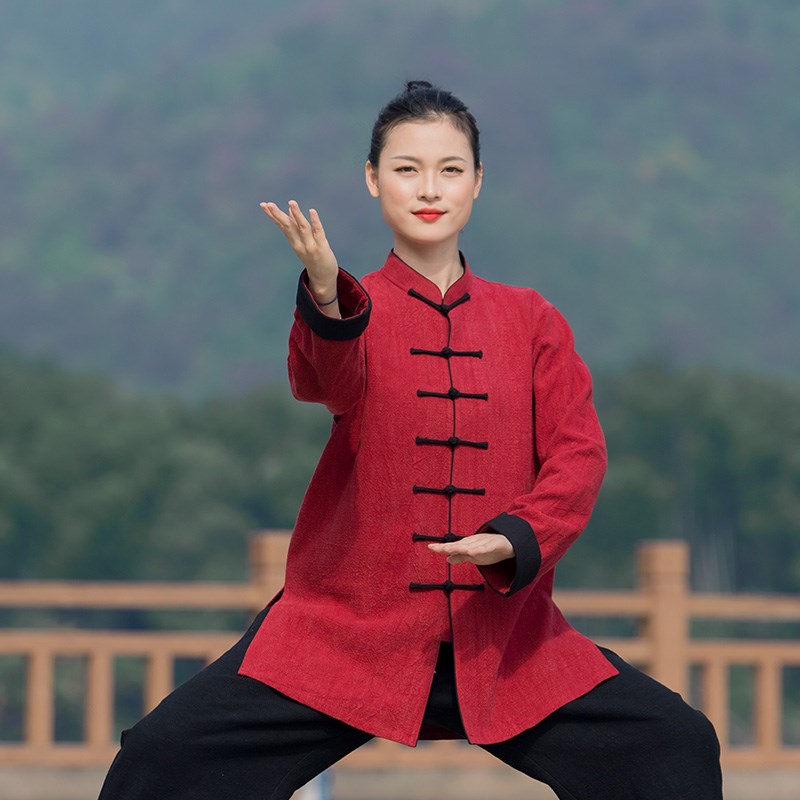 冬款加厚太极服男l女2024秋冬新款高端太极拳练八段锦功服装
