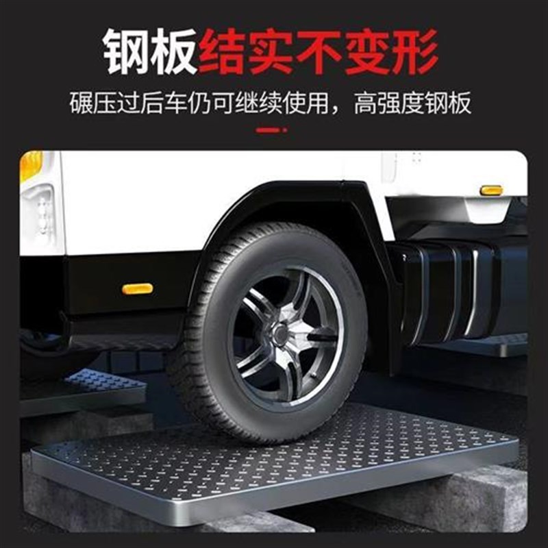 加厚钢板平板车家用手推车拉货折叠静音小拉车轻便搬运四轮小拖车