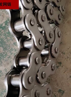 单排不锈钢链条08B 10A  12A 16A 20A非标定R制工业用滚子输送链