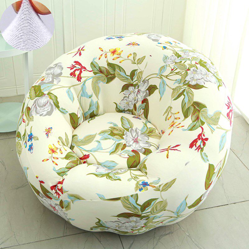 2024四季双人沙发套罩全包万能保护垫巾懒人圆形圈梳化盖布艺南瓜