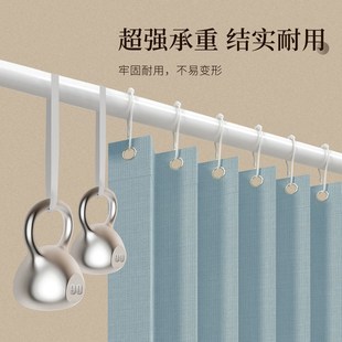 加厚2023新款 卧室小窗户帘飘窗帘阳台遮挡帘子遮光免打孔安装 简约