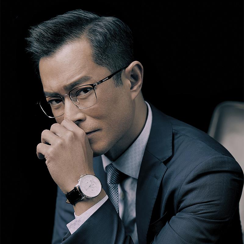 眼镜框男商务超轻金属镜架近视可配度数大脸宽显瘦眼睛框架男款潮