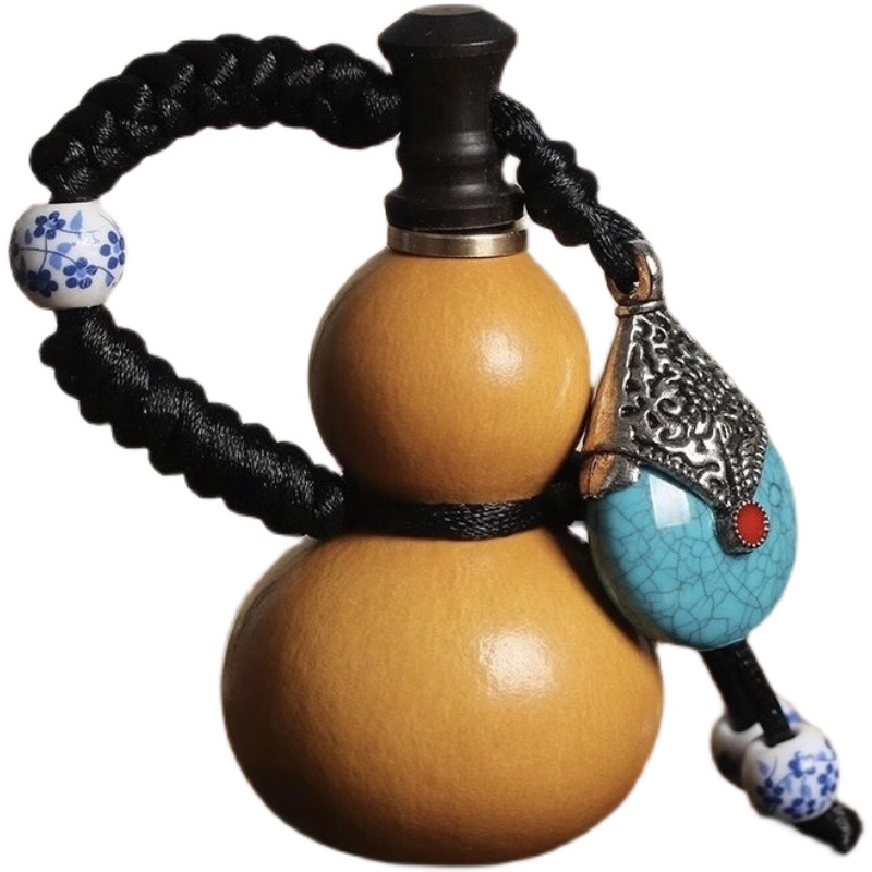 收藏迷你小葫芦文玩手捻把件挂件摆件车挂件装药装酒水随身带