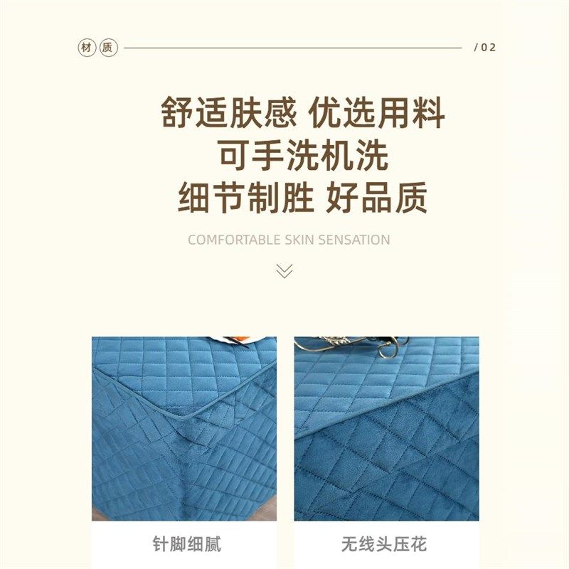 新款加绒长方形茶几烤火桌子布罩套加厚电取暖炉罩套烤火炉桌罩套