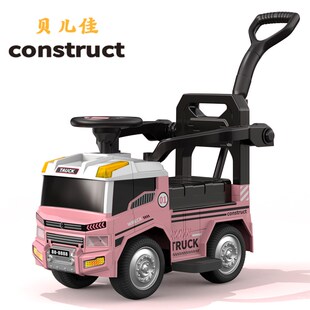 儿童扭扭车手推四轮电动汽车婴儿小孩滑行1岁3-6岁轻便宝宝摩托车