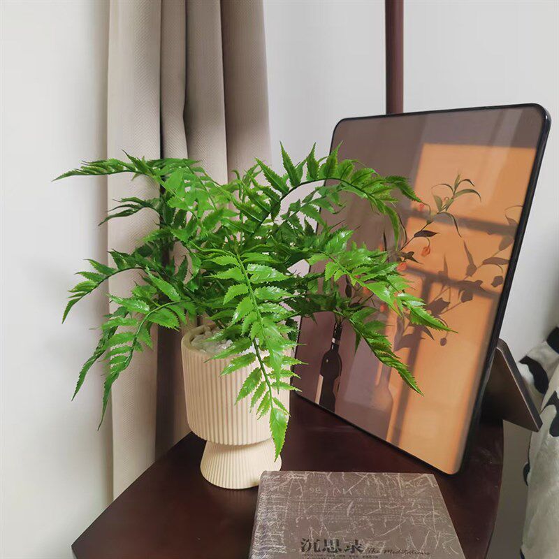 仿真绿植桌面假植物摆设过道办公室商场餐桌装饰花盆栽花艺摆件