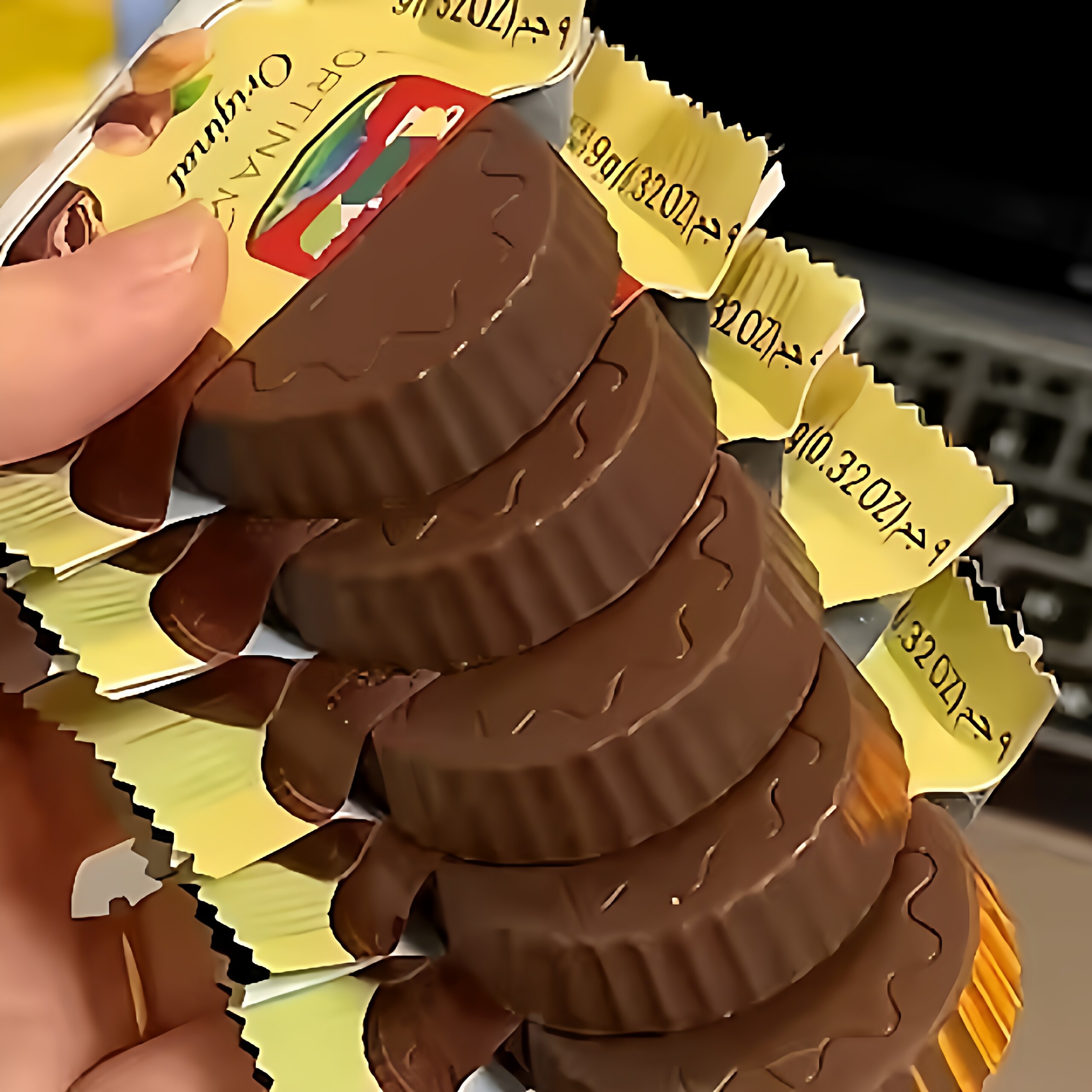 意大利莱 家零食巧克力威化饼干托黑巧克力进口零食