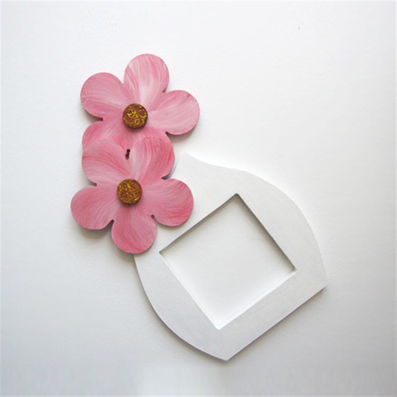 手绘艺术可爱墙贴纸插座贴现代简约家居墙壁装饰粉花开关贴保护套