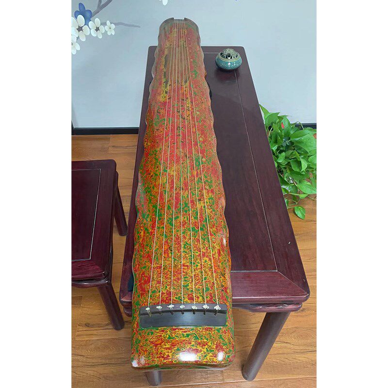 奈乐古琴 老杉木收藏演奏古琴 伏羲式混沌式落霞式 竹节式 犀皮琴