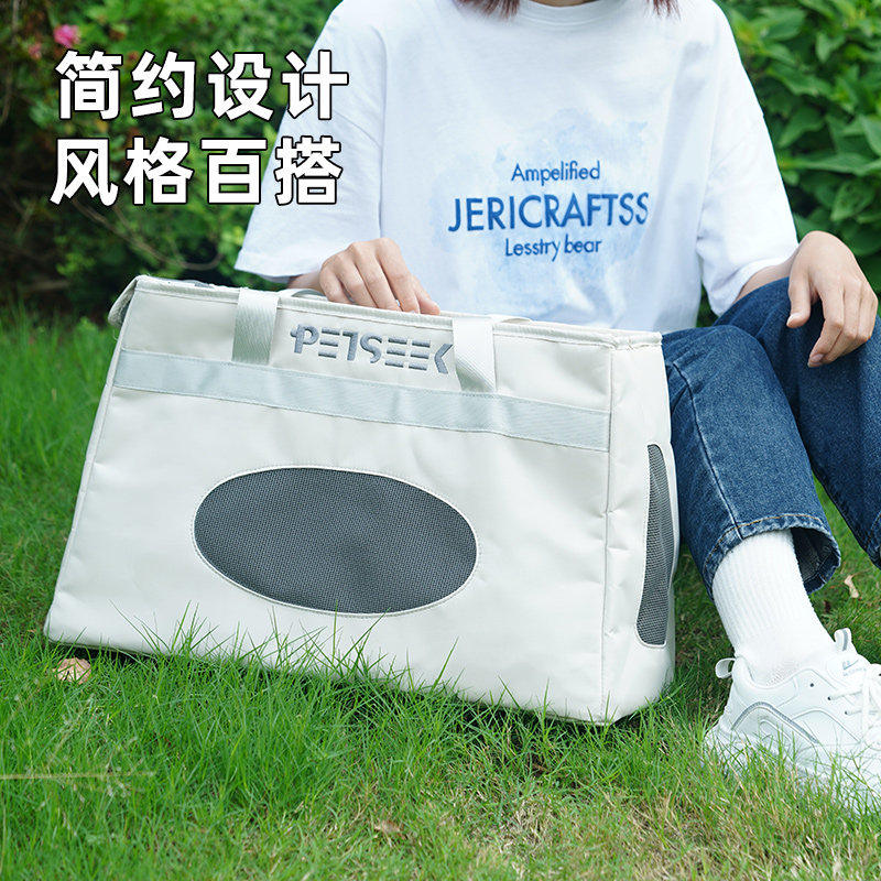 猫包外出便携冬天保暖大容量斜挎单肩手提猫咪狗狗外带包宠物背包