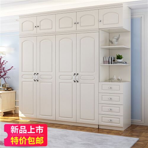 贵阳欧式衣柜简约现代经济型衣柜板式整体卧室衣柜出租房衣柜衣橱