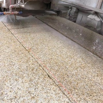 芝麻白灰黑大理石花岗岩石材板材D荔枝面光面火烧板路沿侧石地铺