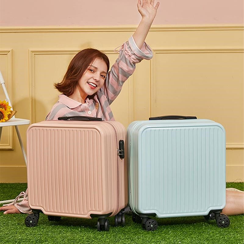 旅行箱女寸登机拉杆行q李箱小型女学生轻便迷你密码万向轮箱子