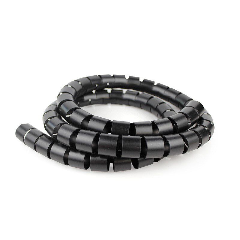 英得特彩色阻燃螺旋保护套可开口式缠绕管电脑线缠线管卷式保护带