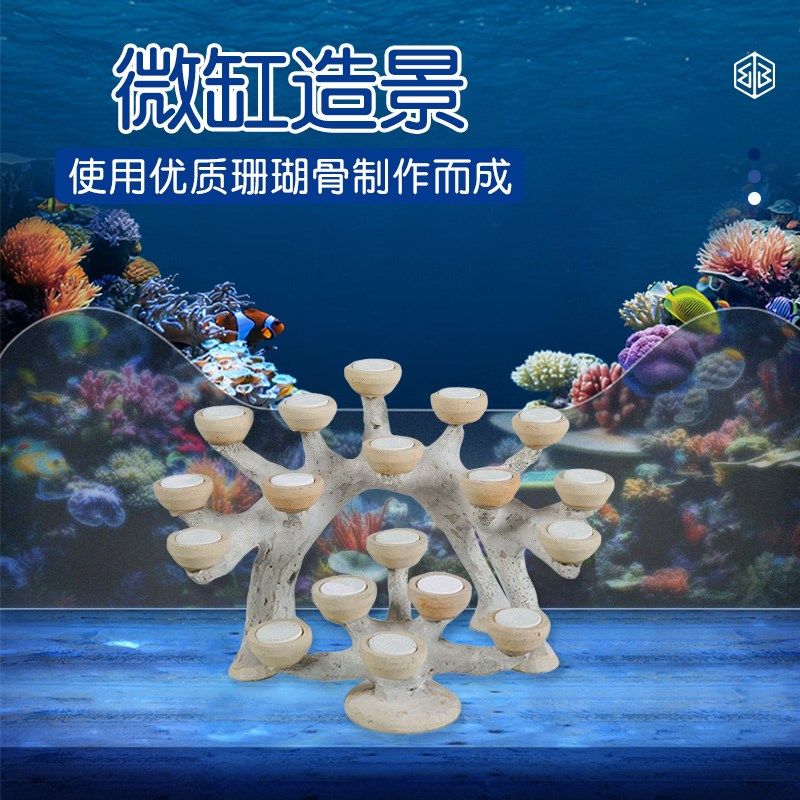 40缸造景石海缸鱼缸水族养鱼摆件树景珊瑚石景观岩石装饰定制