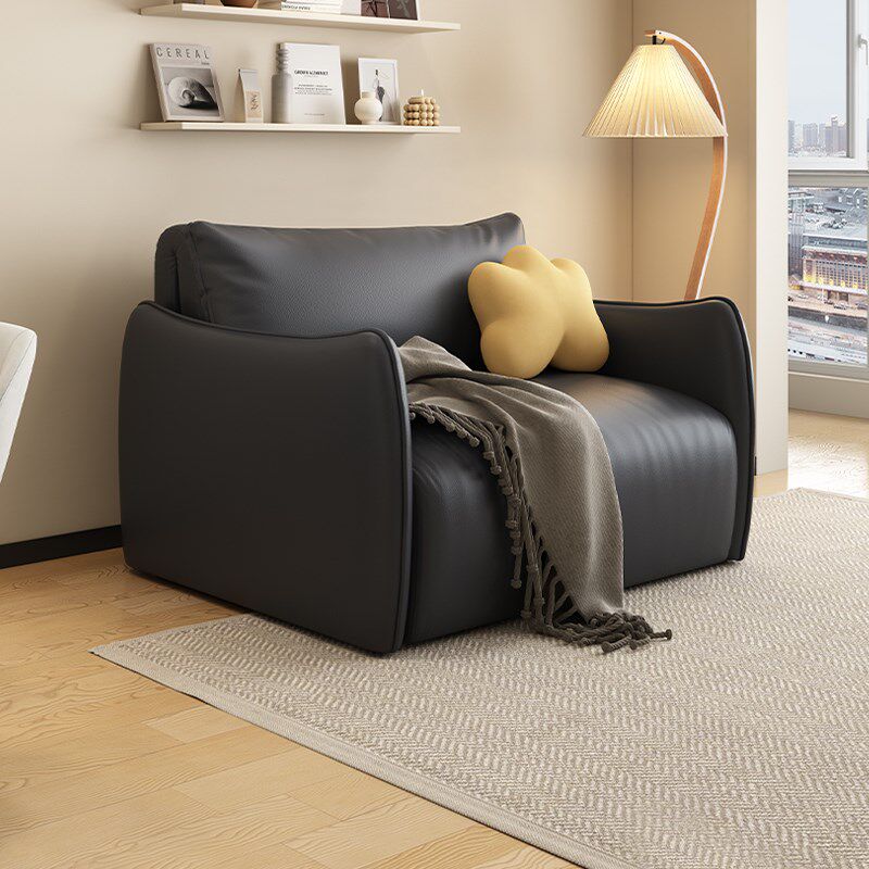 猫爪布智能电动沙发床可折叠多功能两用办公室客厅U遥控全自动操