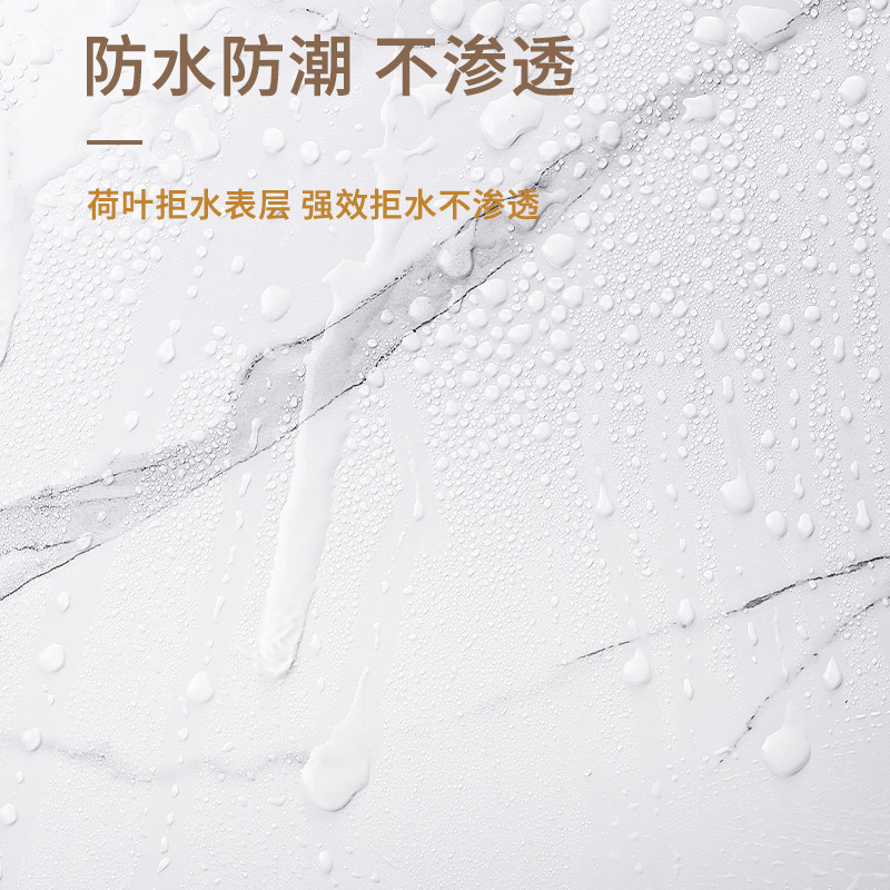 仿大理石瓷砖墙贴铝塑板壁纸自粘防水防潮办公室文化砖墙体护墙板