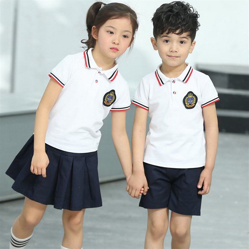 新款夏季校服套装61园服幼儿园班服中小学生校服儿童合唱服老师女