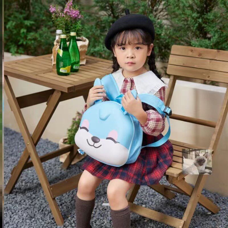儿童书包幼儿园女孩蛋壳包卡通男童宝宝双肩包外出轻便旅游背包潮