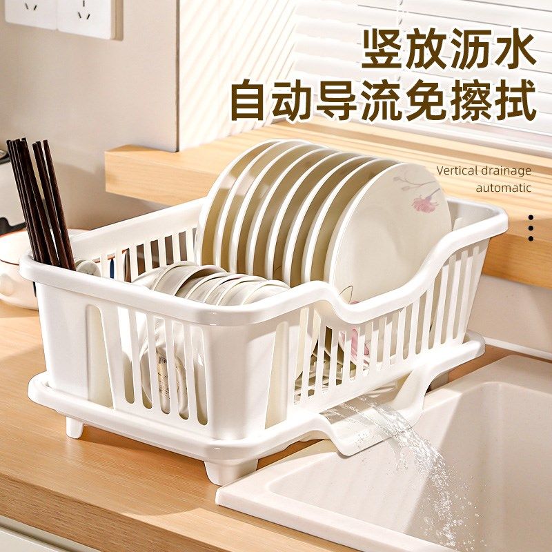 【下单立减50】碗碟沥水架加厚多功能家用碗架厨房大号碗筷置物架