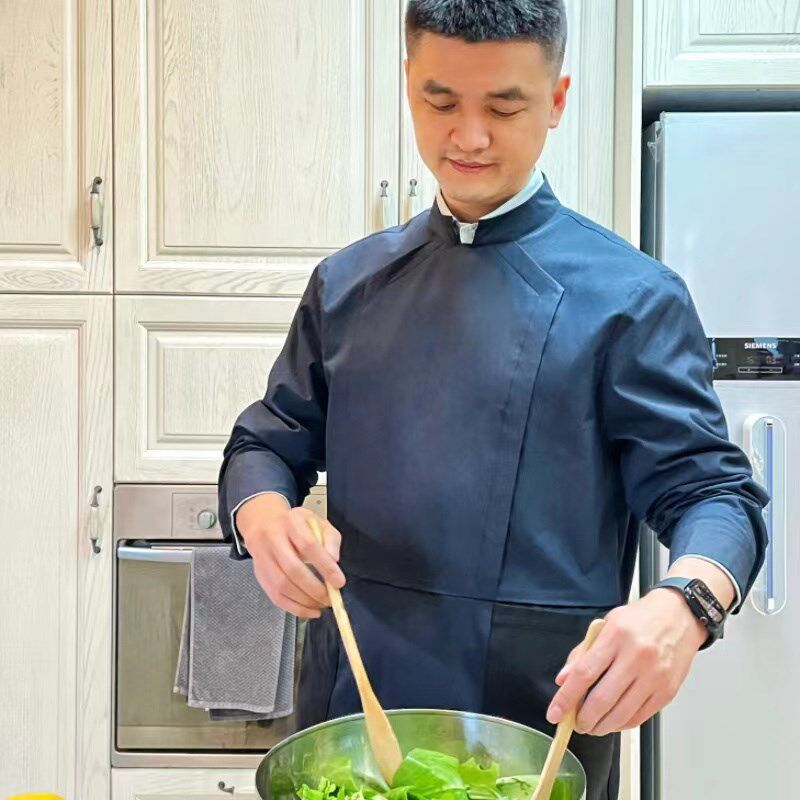 有这么只防水防污防油隔脏厨房围裙成人反穿衣罩衣爸爸烧饭