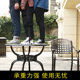 户外桌椅庭院花园铸铝桌子欧式 休闲铁艺阳台桌椅露天别墅露台家具