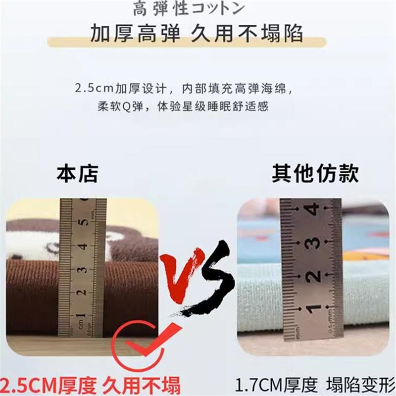 加厚儿童可爱海绵垫子宝宝爬行垫防摔卡通床下卧室床边地垫可定制