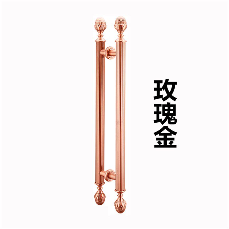 欧式仿古铜拉手大门把手不锈钢拉手玻璃门拉手现代别墅木门大拉手