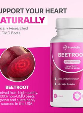 工厂 跨境 甜菜根胶囊 BEETROOT Capsules 398 亚马逊TK爆品