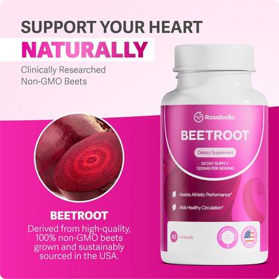 工厂 跨境 甜菜根胶囊 BEETROOT Capsules 398 亚马逊TK爆品